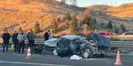 Ankara'da korkunç kaza!  Kamyon ile otomobil çarpıştı: 1 ölü, 4 yaralı