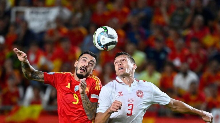 UEFA Uluslar Ligi'nde 8 maç daha oynandı! İspanya evinde Danimarka'yı yendi