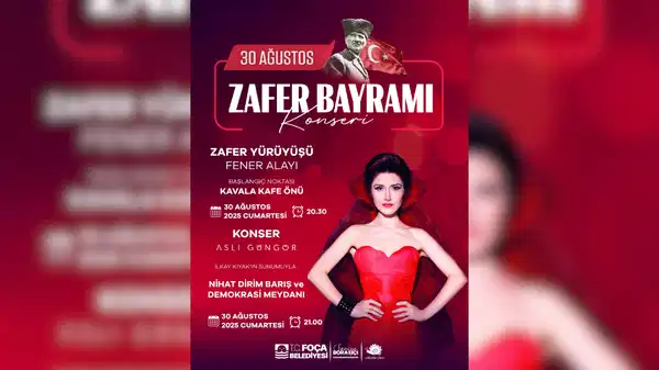 30 Ağustos Ücretsiz Konserler ... 30 Ağustos'ta hangi konserler Izmir var?